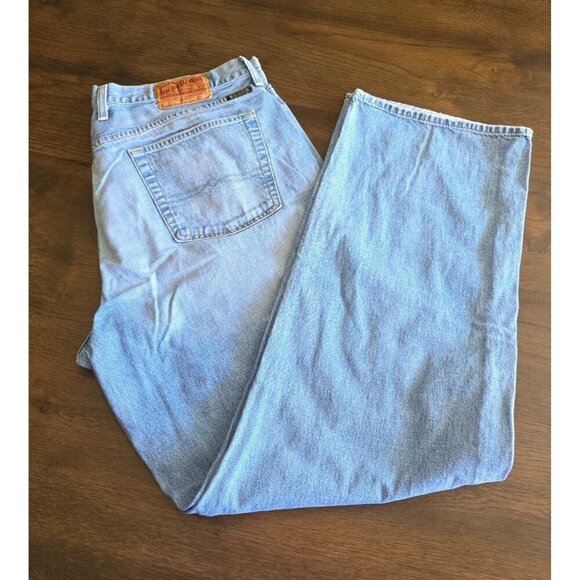 Lucky Brand Light Wash Denim Bootleg Jeans Size 38 Regular Length 100% Cotton Ma - Picture 1 of 16
